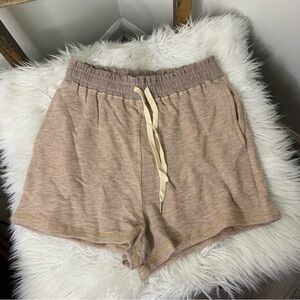 VOY Cozy Tan Women's Stretch Shorts Size S